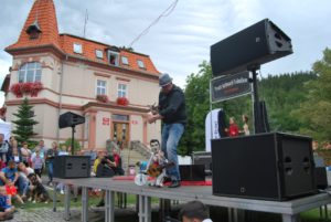 Technika estradowa BobSound podczas Open Street Festival, Karpacz, 2019 r.