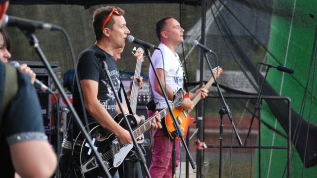Nagłośnienie przez BobSound koncertu Leniwca, stadion miejski w Szklarskiej Porębie Nagłośnienie przez BobSound koncertu Leniwca, stadion miejski w Szklarskiej Porębie