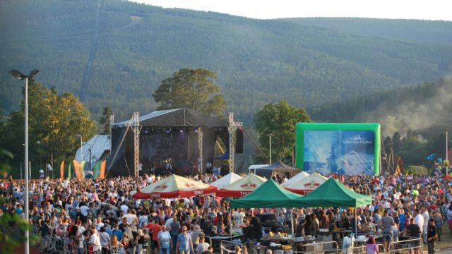Nagłośnienie Kamila Bednarka przez BobSound, Szklarska Poręba 2018 Nagłośnienie Kamila Bednarka przez BobSound, Szklarska Poręba 2018