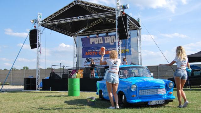 Technika estradowa zlotu samochodów modyfikowanych Motosummer, " Kopalnia Wrocław", Paniowice, 2019 r. Technika estradowa zlotu samochodów modyfikowanych Motosummer, " Kopalnia Wrocław", Paniowice, 2019 r.