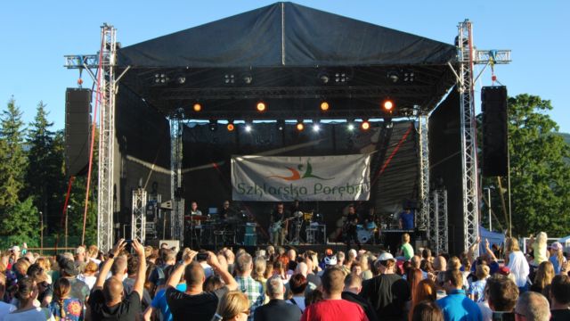 Technika estradowa (nagłośnienie, oświetlenie, obsługa techniczna imprezy) BobSound podczas koncertu Lao Che, Technika estradowa BobSound podczas koncertu Lao Che, Szklarska Poręba, 2019