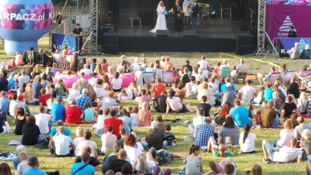 Nagłośnienie BobSound podczas festiwalu "Kabaretki" , Karpacz, 2019 r. Nagłośnienie BobSound podczas festiwalu "Kabaretki" , Karpacz, 2019 r.